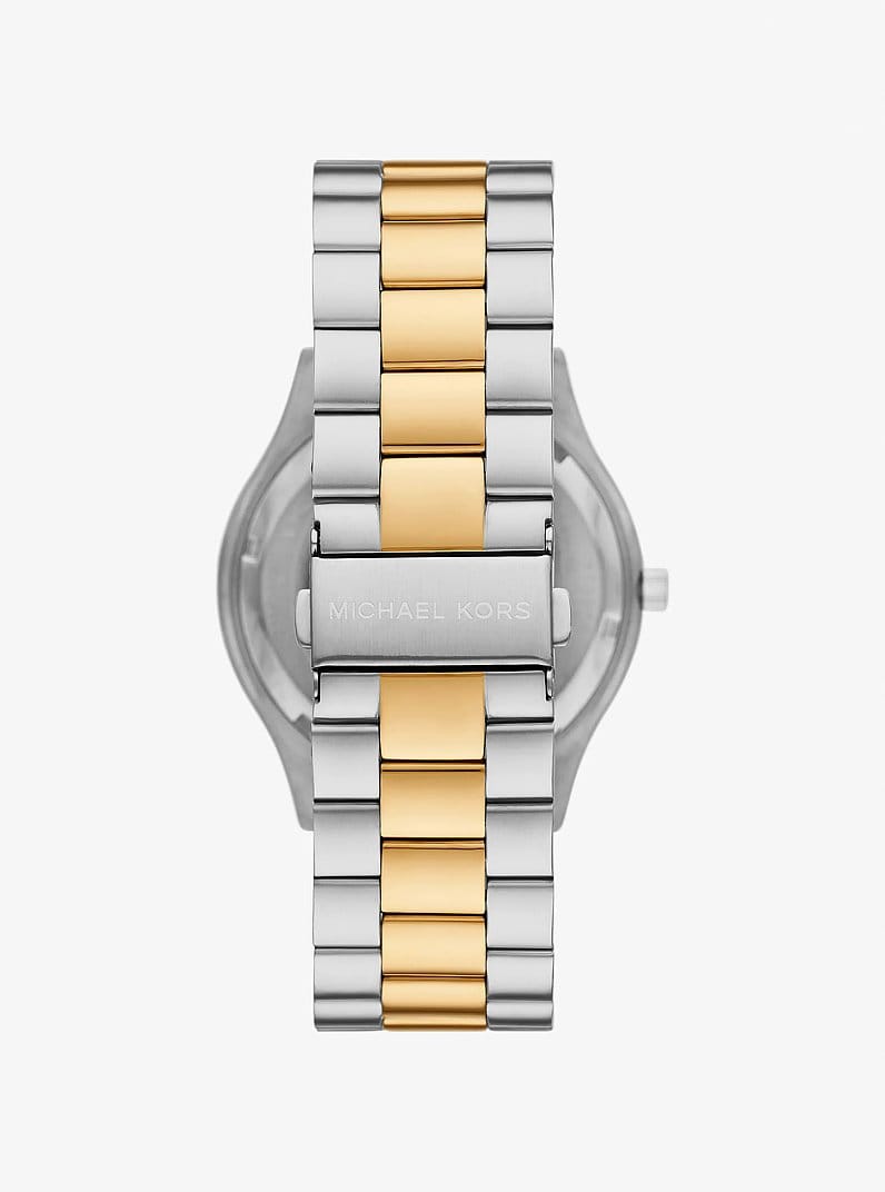 Oversized Aspyn Two-Tone Watch