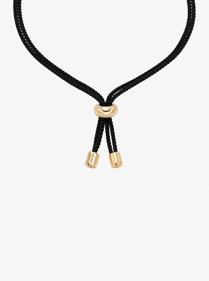Horsebit Cord Slider Bracelet