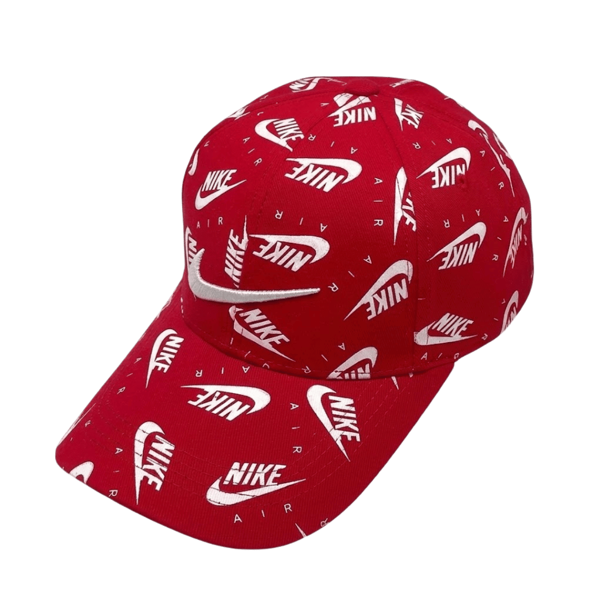 Nike Heritage Red Monogram Print Baseball Cap