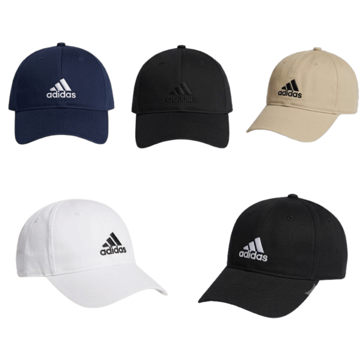 Adidas Six-Panel Adjustable Cotton Sports Hat