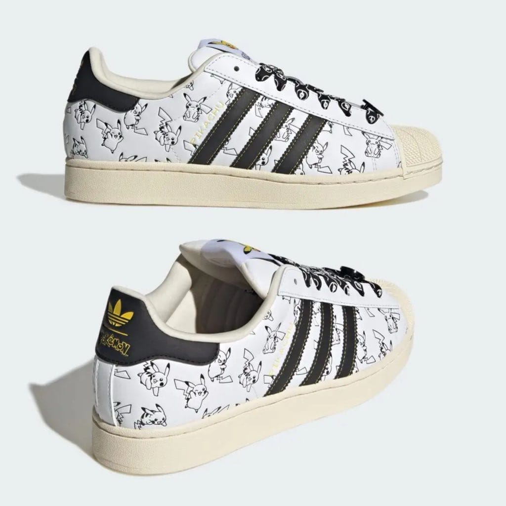 Pokémon x adidas Originals Superstar II "Pikachu" (White/Black)