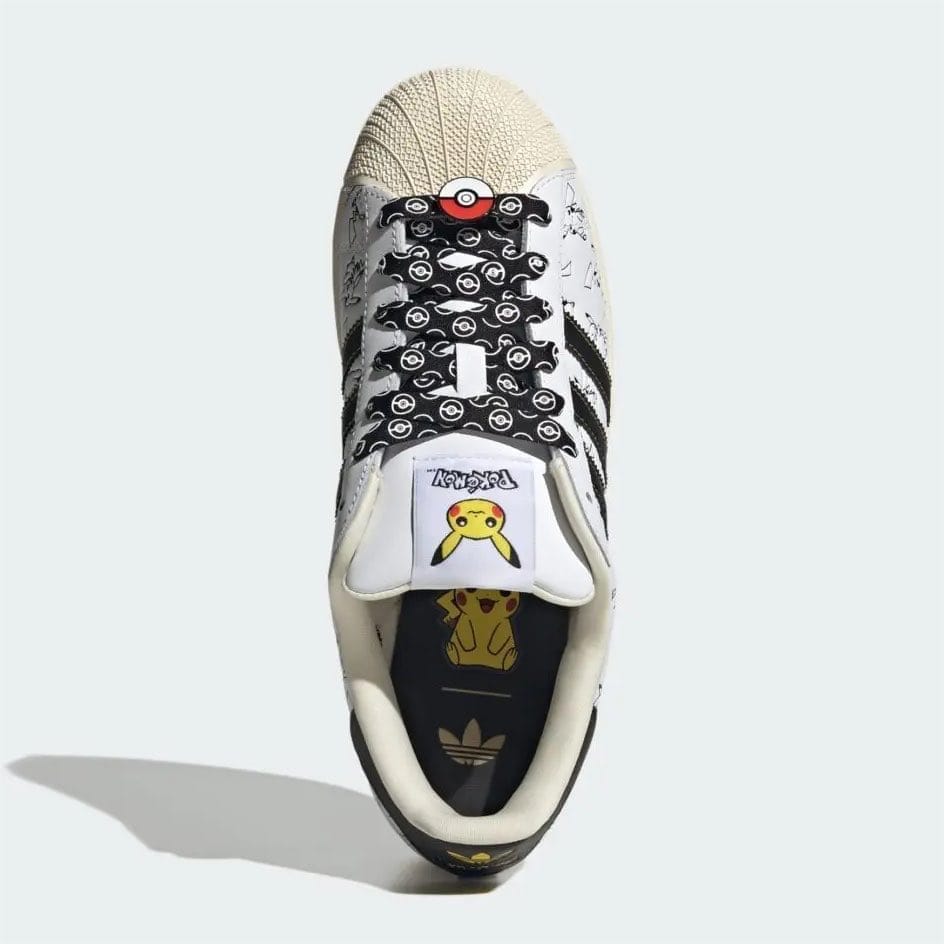 Pokémon x adidas Originals Superstar II "Pikachu" (White/Black)