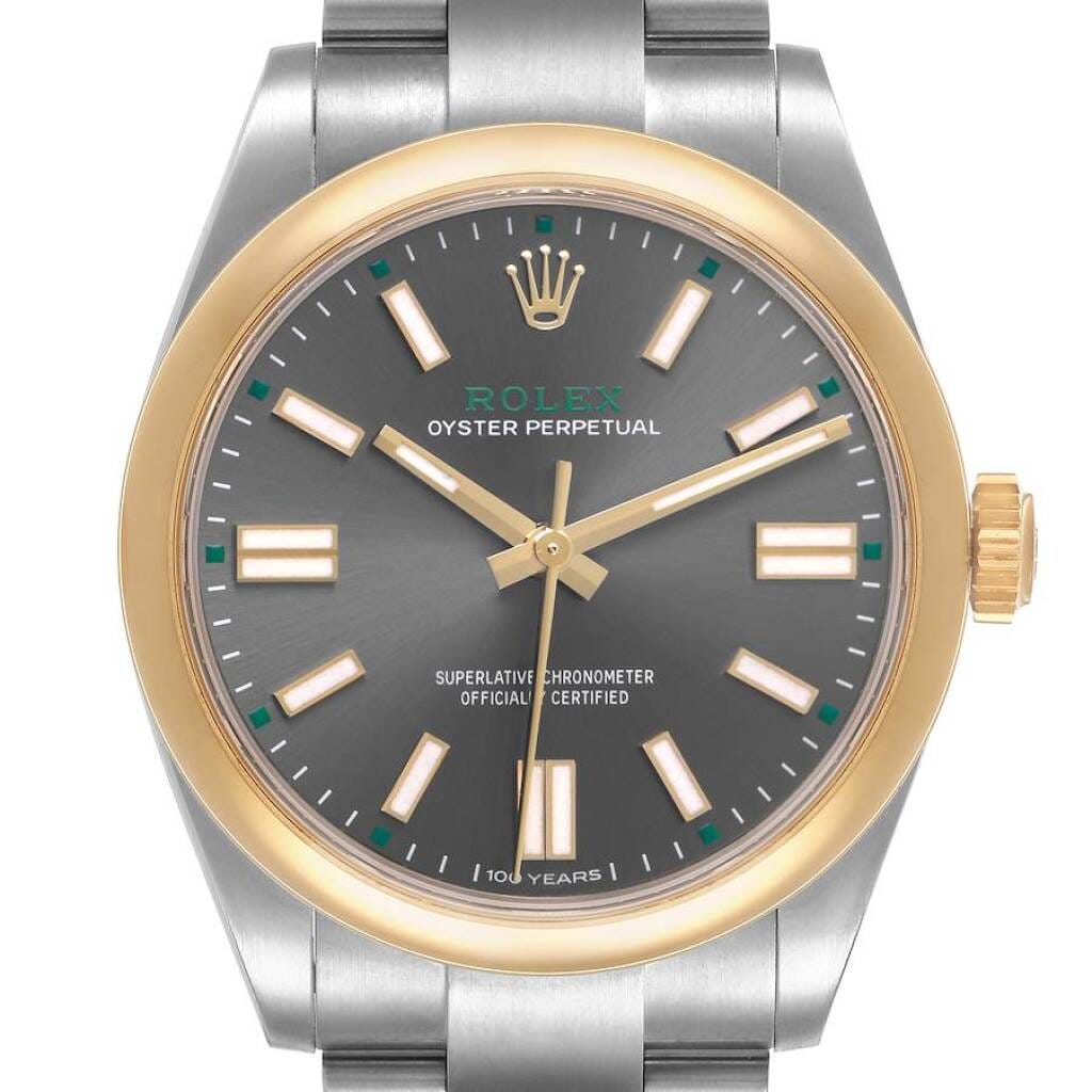 Oyster Perpetual 100th Anniversary (Reference 134303). A 41mm unworn yellow gold stainless steel automatic wristwatch. 2026