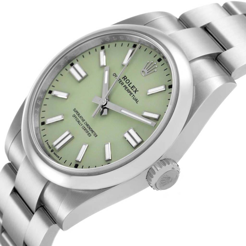 Oyster Perpetual 'Pistachio' Dial (Reference 134300). A 41mm unworn stainless steel automatic wristwatch. 2025