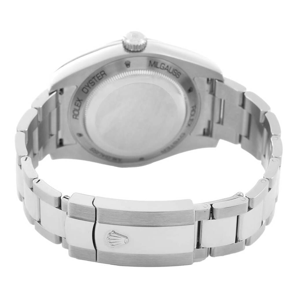 Milgauss 'Z-Blue' (Reference 116400GV). A 40mm stainless steel automatic wristwatch. 2020