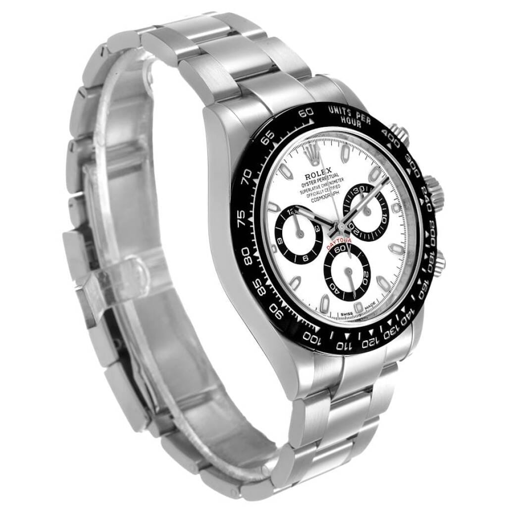 Cosmograph Daytona 'Panda' (Reference 116500LN). A 40mm stainless steel automatic wristwatch with chronograph. 2017