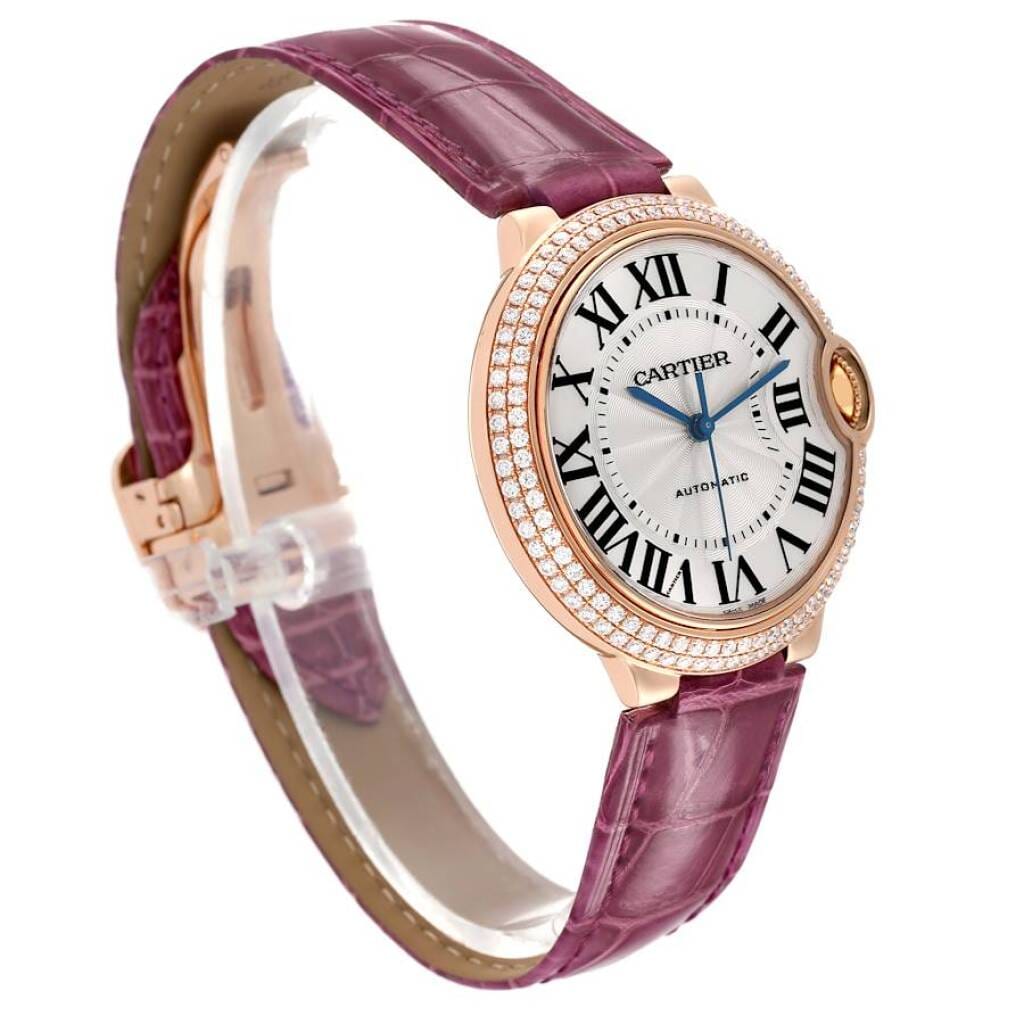Ballon Bleu (Reference WJBB0009). A 36mm rose gold diamond-set automatic wristwatch. 2020