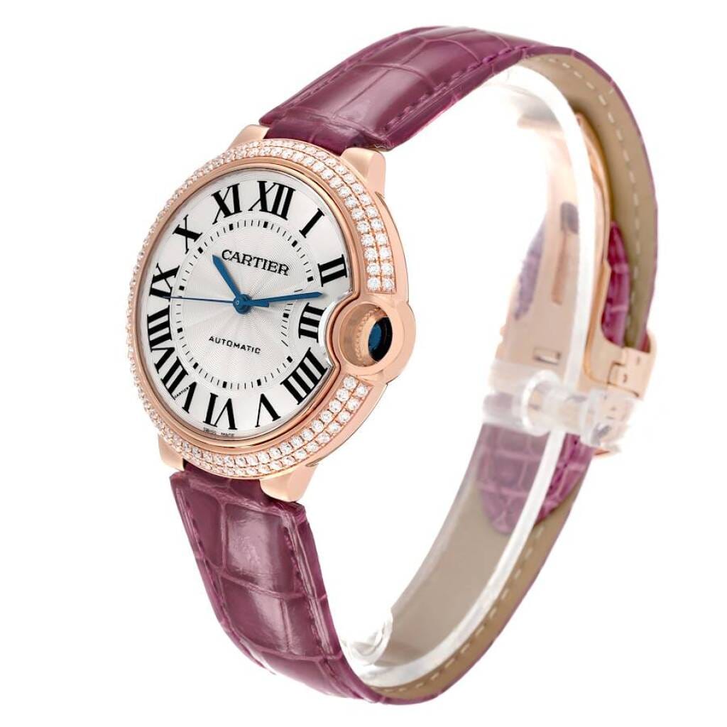 Ballon Bleu (Reference WJBB0009). A 36mm rose gold diamond-set automatic wristwatch. 2020