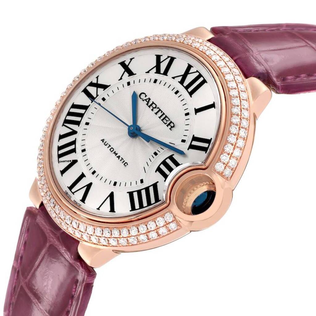 Ballon Bleu (Reference WJBB0009). A 36mm rose gold diamond-set automatic wristwatch. 2020