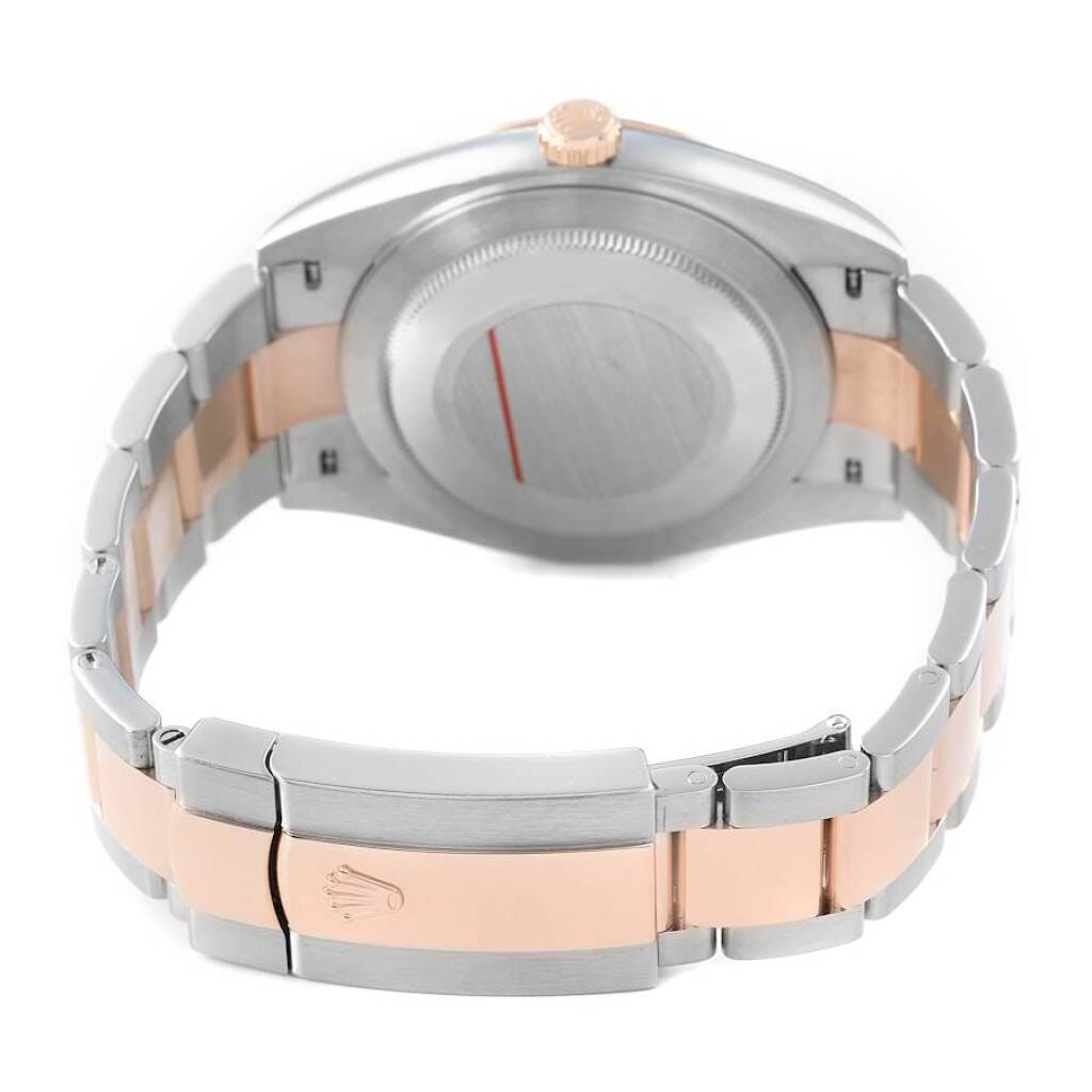 Datejust 'Wimbledon' (Reference 126331). A 41mm rose gold stainless automatic wristwatch with date. 2021