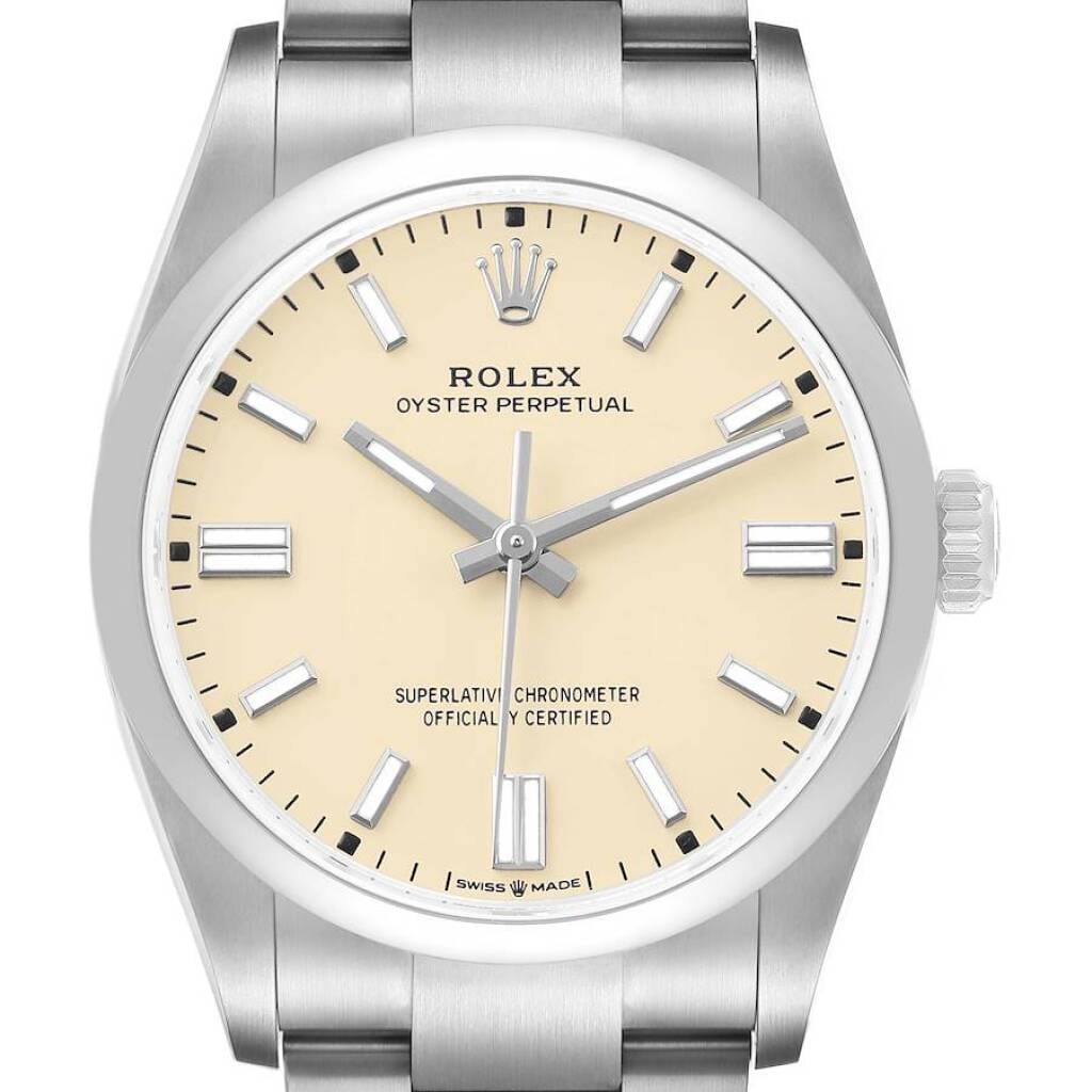 Oyster Perpetual (Reference 126000). A 36mm unworn stainless steel automatic wristwatch. 2025