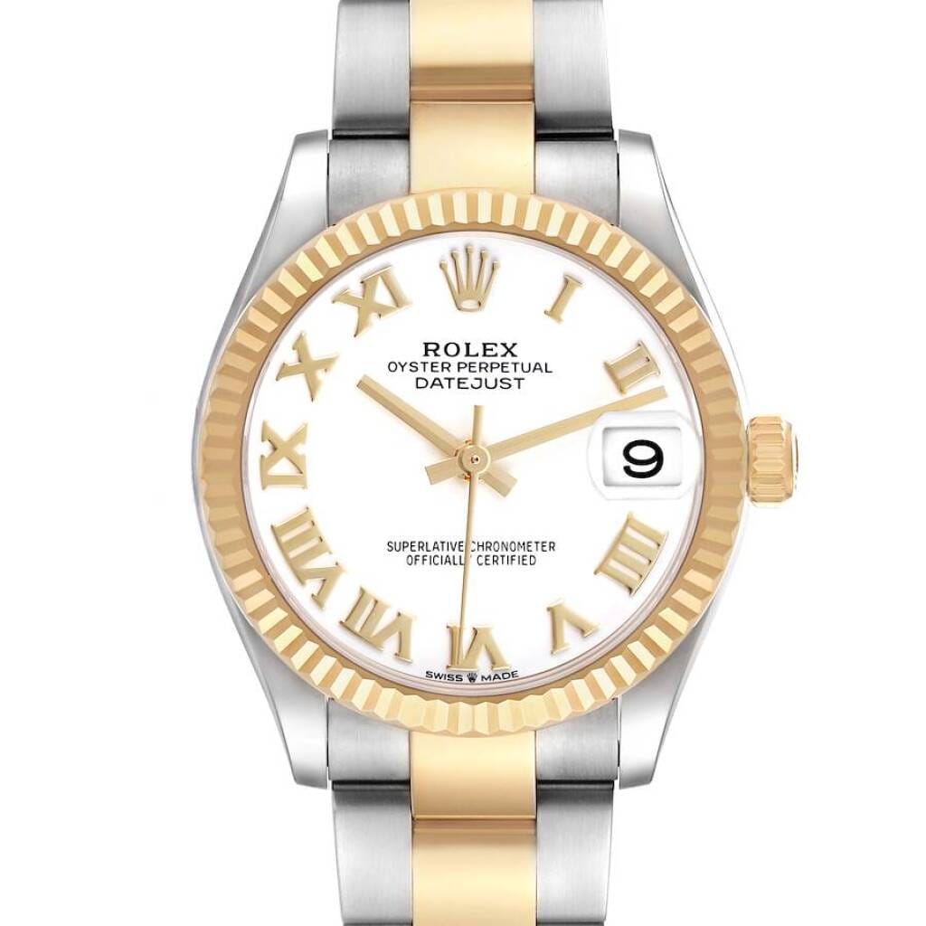 Datejust (Reference 278273). A 31mm yellow gold stainless steel automatic wristwatch with date. 2019