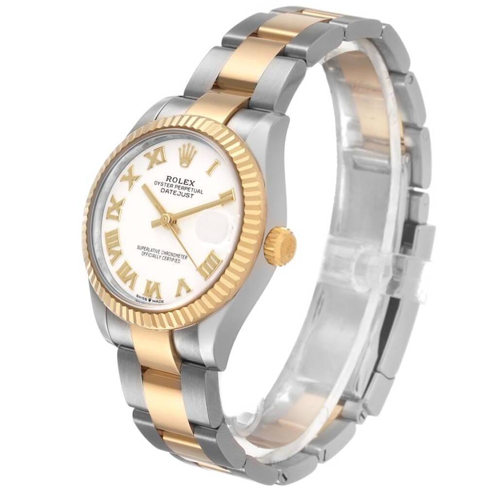 Datejust (Reference 278273). A 31mm yellow gold stainless steel automatic wristwatch with date. 2019