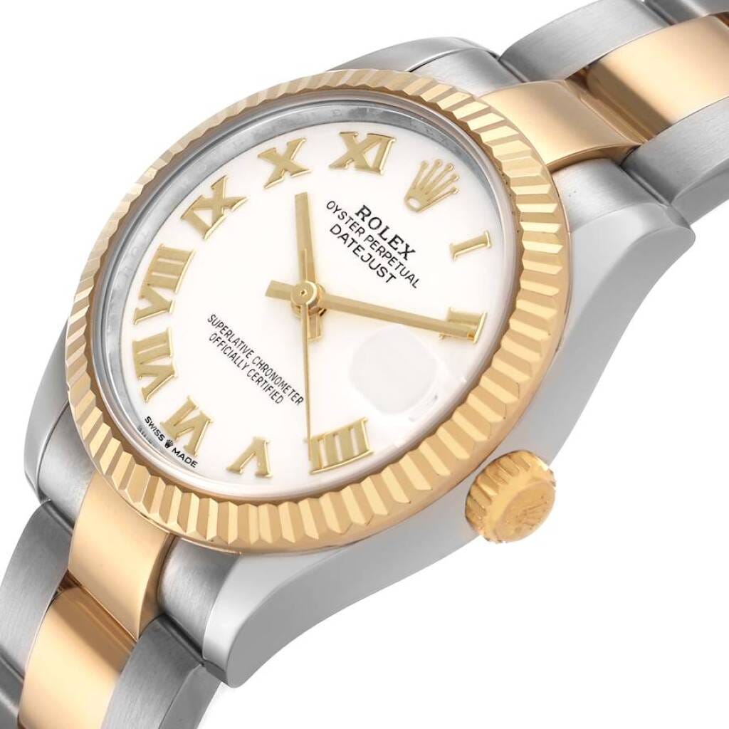 Datejust (Reference 278273). A 31mm yellow gold stainless steel automatic wristwatch with date. 2019