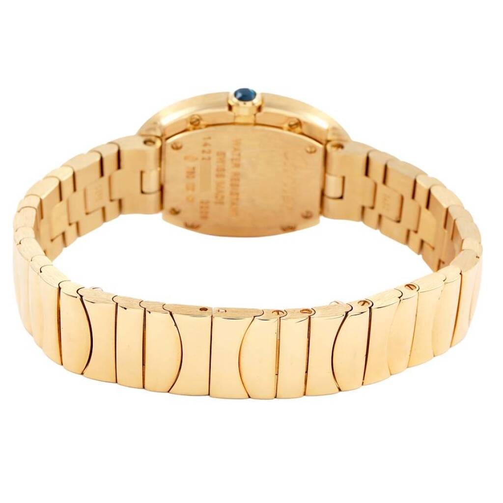 Baignoire Small (Reference W8000008). A 30mm yellow gold quartz wristwatch.