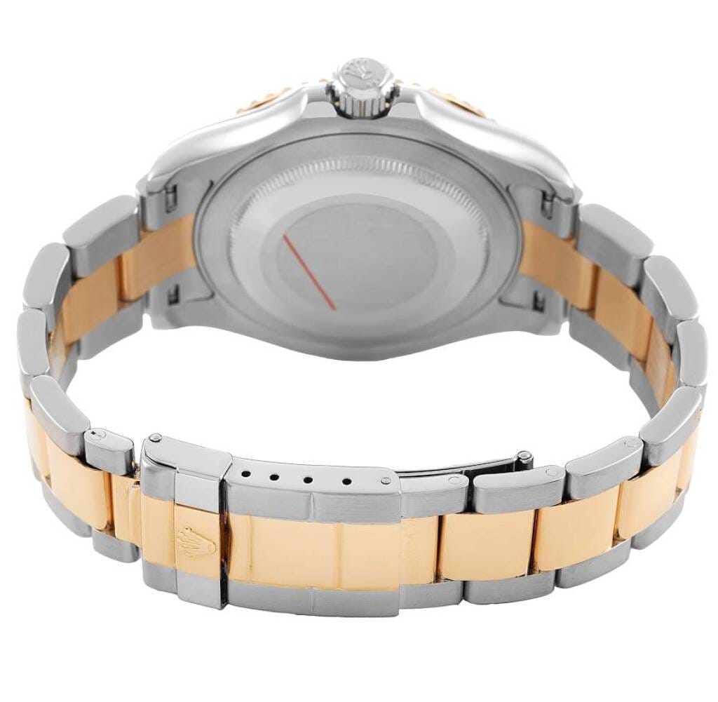Yacht-Master (Reference 16623). A 40mm yellow gold stainless steel automatic wristwatch with date. 2005-2006