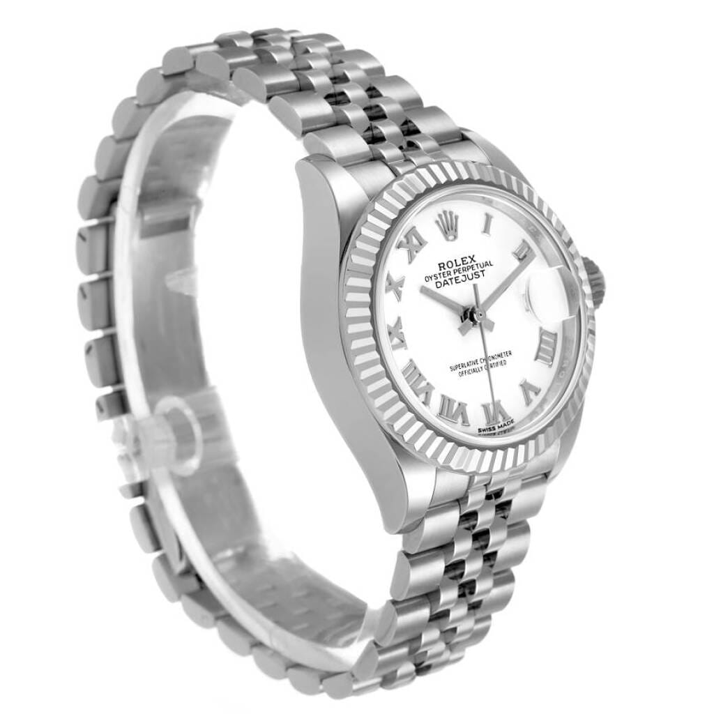 Datejust (Reference 279174). A 28mm white gold stainless steel automatic wristwatch with date. 2018