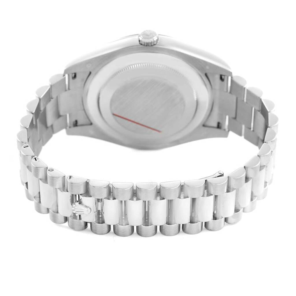 President Day-Date (Reference 218239). A 41mm white gold automatic wristwatch with date and day. 2008