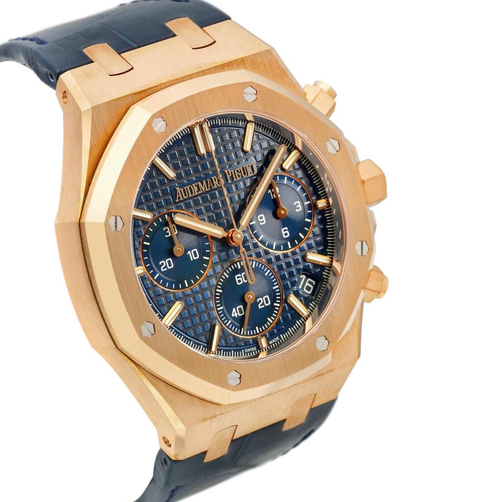 Audemars Piguet Royal Oak (Reference 26240OR.OO.D315CR.02). A 41mm rose gold chronograph wristwatch with date and chronograph. 2024