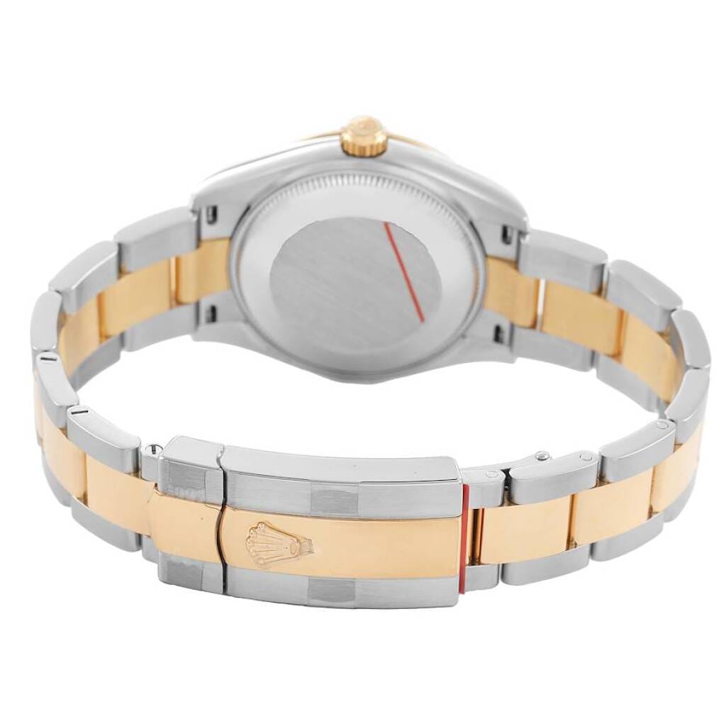 Datejust (Reference 278273). A 31mm yellow gold stainless steel diamond-set automatic wristwatch with date. 2019