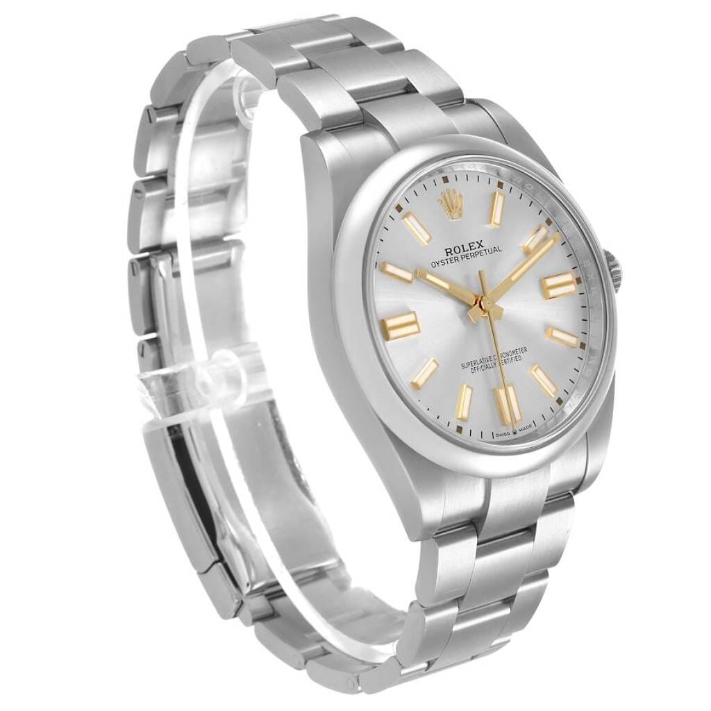 Oyster Perpetual (Reference 124300). A 41mm stainless steel automatic wristwatch. 2025