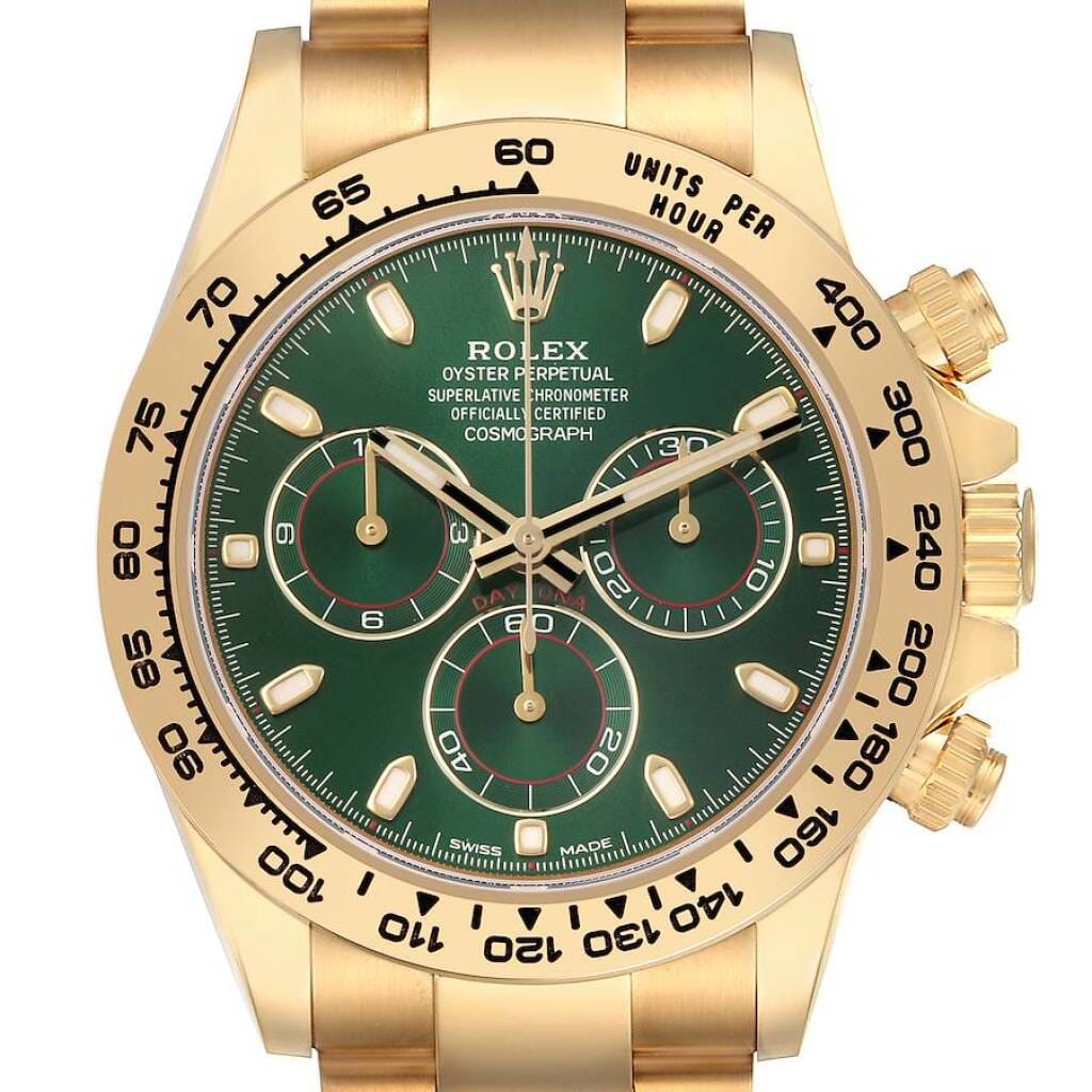 Cosmograph Daytona 'John Mayer' (Reference 116508). A 40mm yellow gold automatic wristwatch with chronograph. 2018