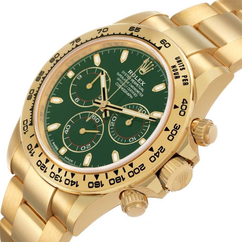 Cosmograph Daytona 'John Mayer' (Reference 116508). A 40mm yellow gold automatic wristwatch with chronograph. 2018