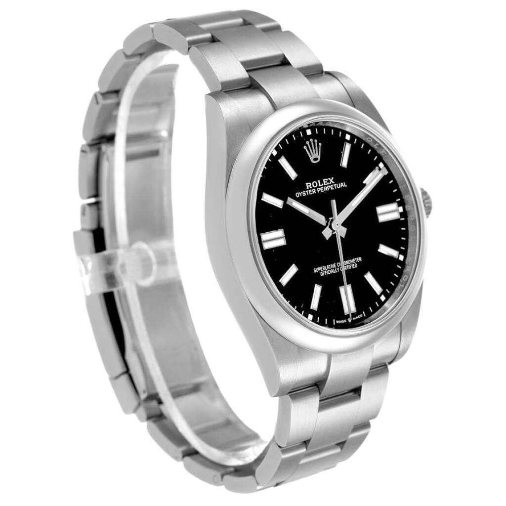 Oyster Perpetual (Reference 124300). A 41mm stainless steel automatic wristwatch. 2024
