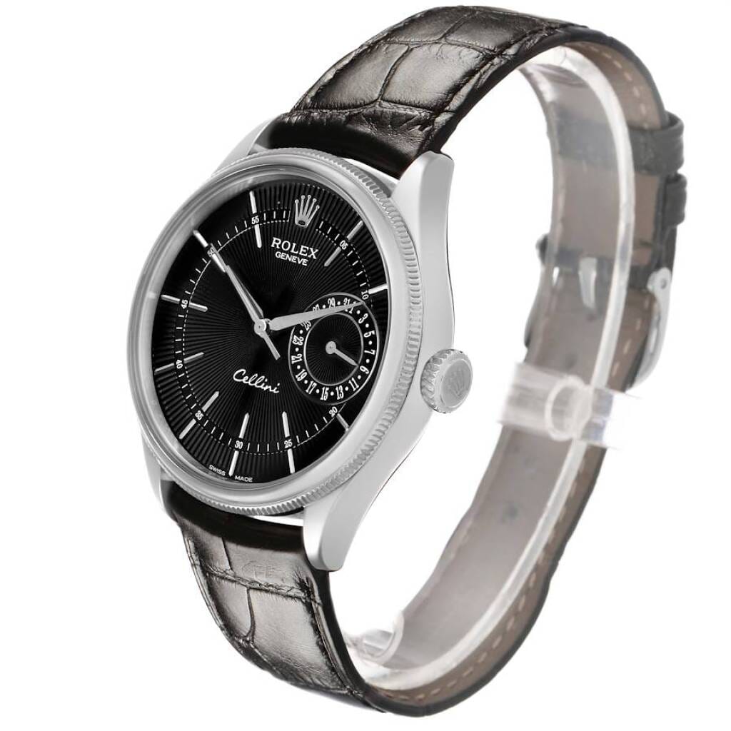 Cellini (Reference 50519). A 39mm white gold automatic wristwatch with date. 2019
