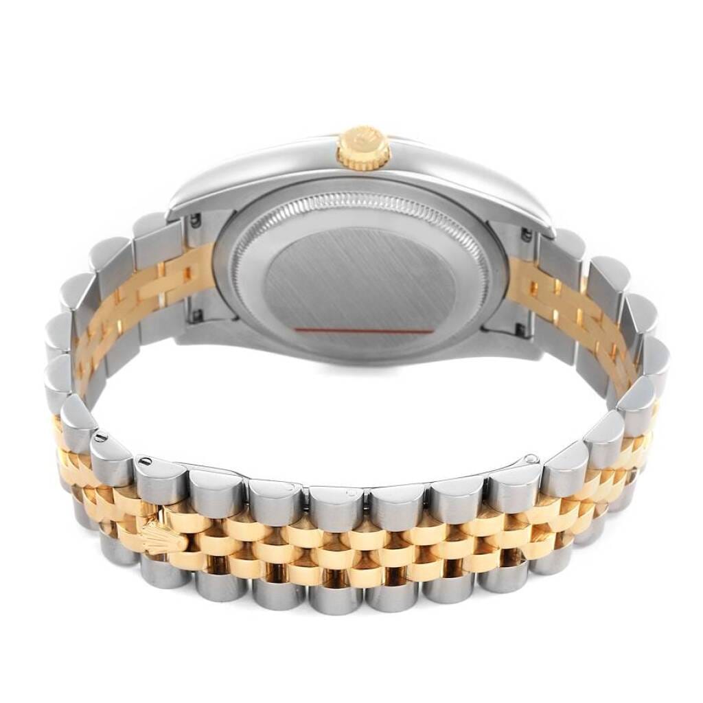 Datejust (Reference 116233). A 36mm yellow gold stainless steel automatic wristwatch with date. 2004-2005