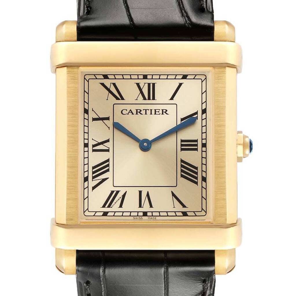 Tank Chinoise Limited Edition (Reference WGTA0088). A 39.49mm yellow gold manual wind wristwatch. 2022
