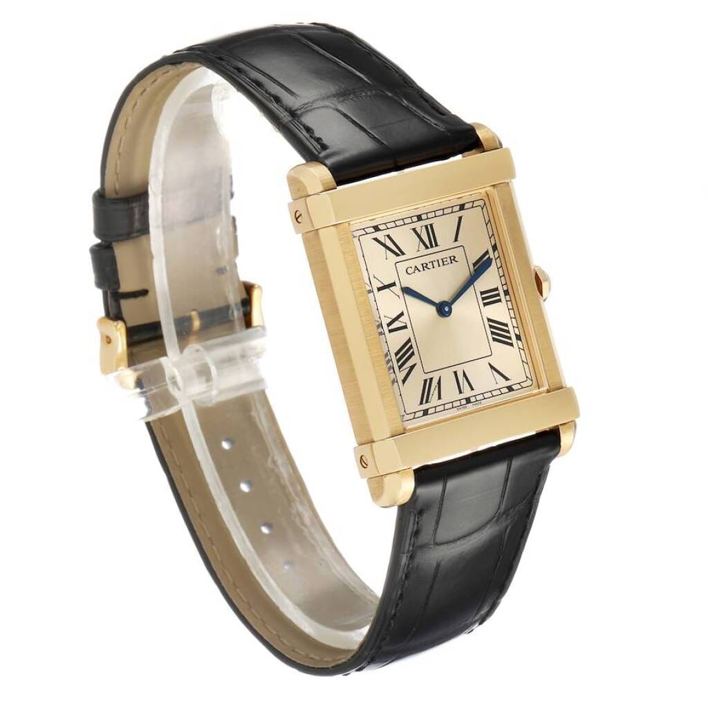 Tank Chinoise Limited Edition (Reference WGTA0088). A 39.49mm yellow gold manual wind wristwatch. 2022