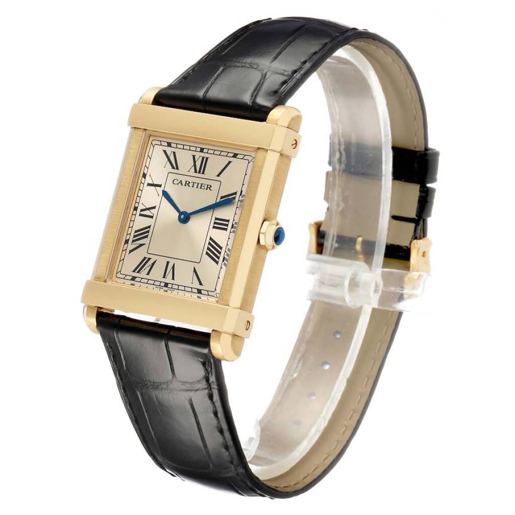 Tank Chinoise Limited Edition (Reference WGTA0088). A 39.49mm yellow gold manual wind wristwatch. 2022