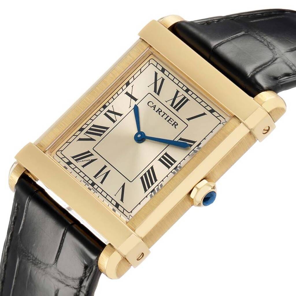 Tank Chinoise Limited Edition (Reference WGTA0088). A 39.49mm yellow gold manual wind wristwatch. 2022