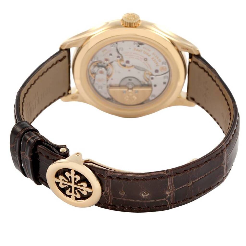 Grand Complications (Reference 5327J-001). A 39mm yellow gold automatic wristwatch with date, day, month, moon phase, 24 hour-format, leap year, and perpetual calendar. 2019