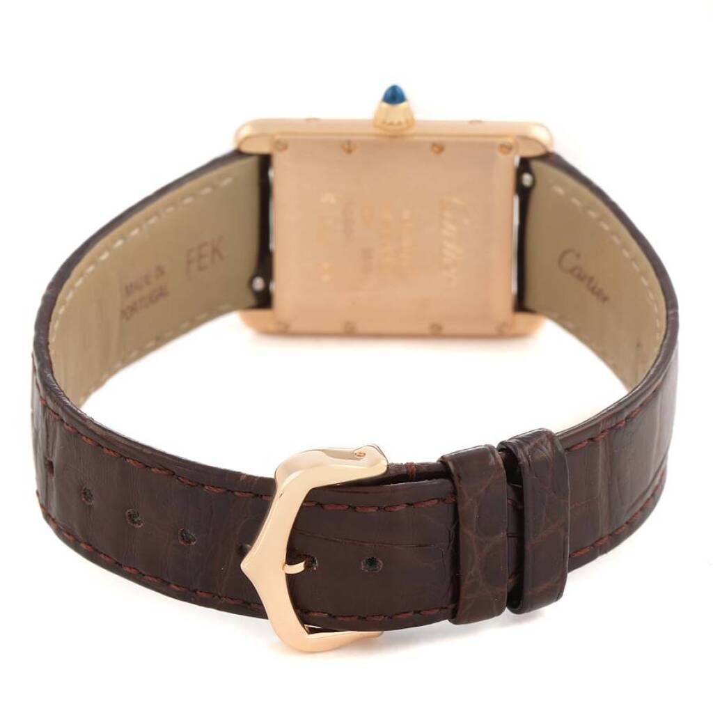 Tank Louis Small (Reference WGTA0011). A 33.7mm rose gold manual wind wristwatch. 2023