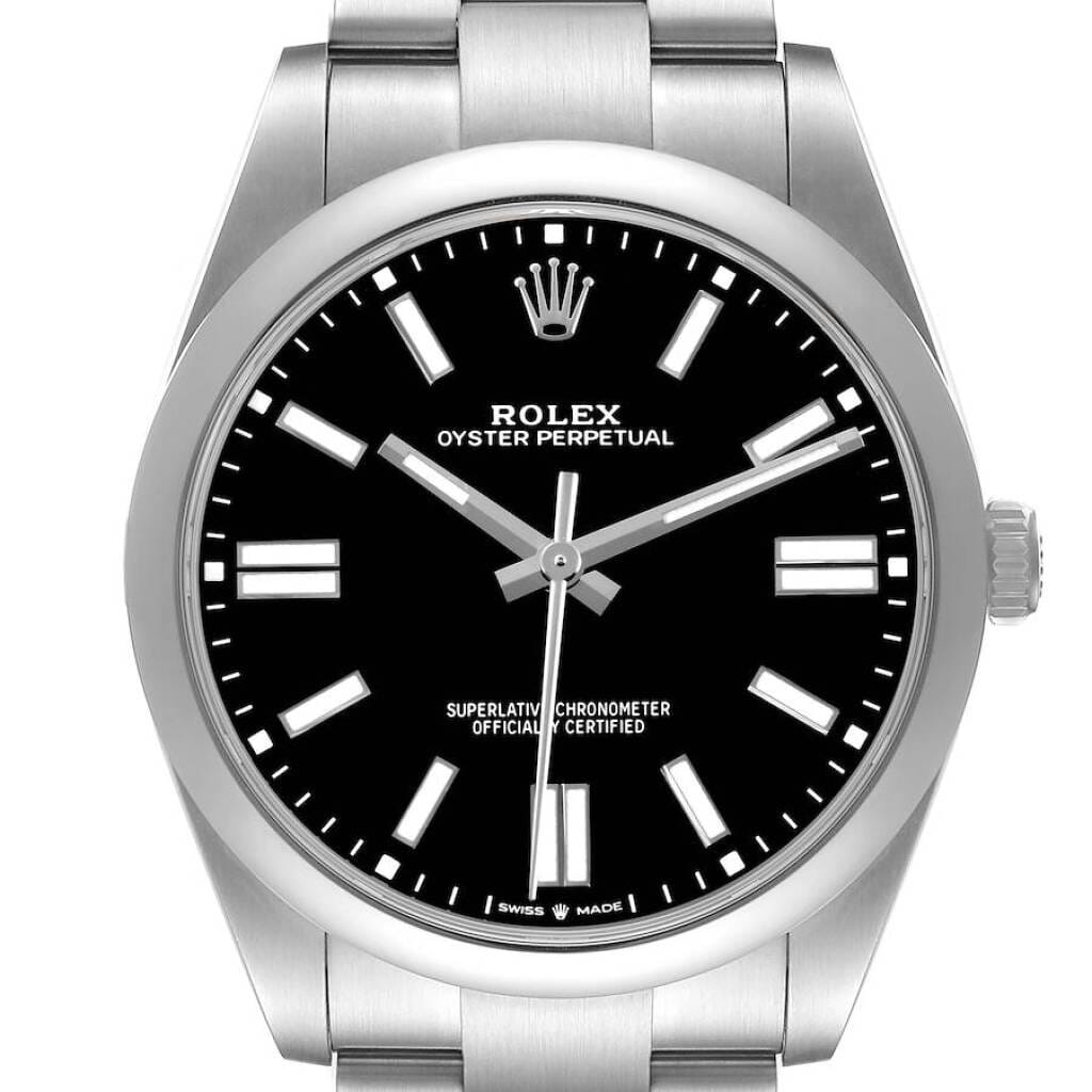 Oyster Perpetual (Reference 124300). A 41mm stainless steel automatic wristwatch. 2021