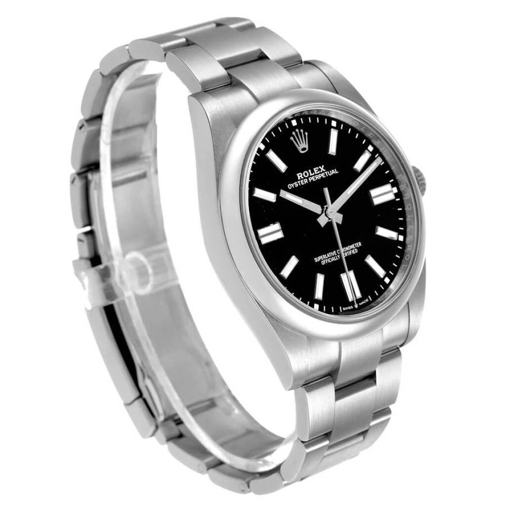 Oyster Perpetual (Reference 124300). A 41mm stainless steel automatic wristwatch. 2021