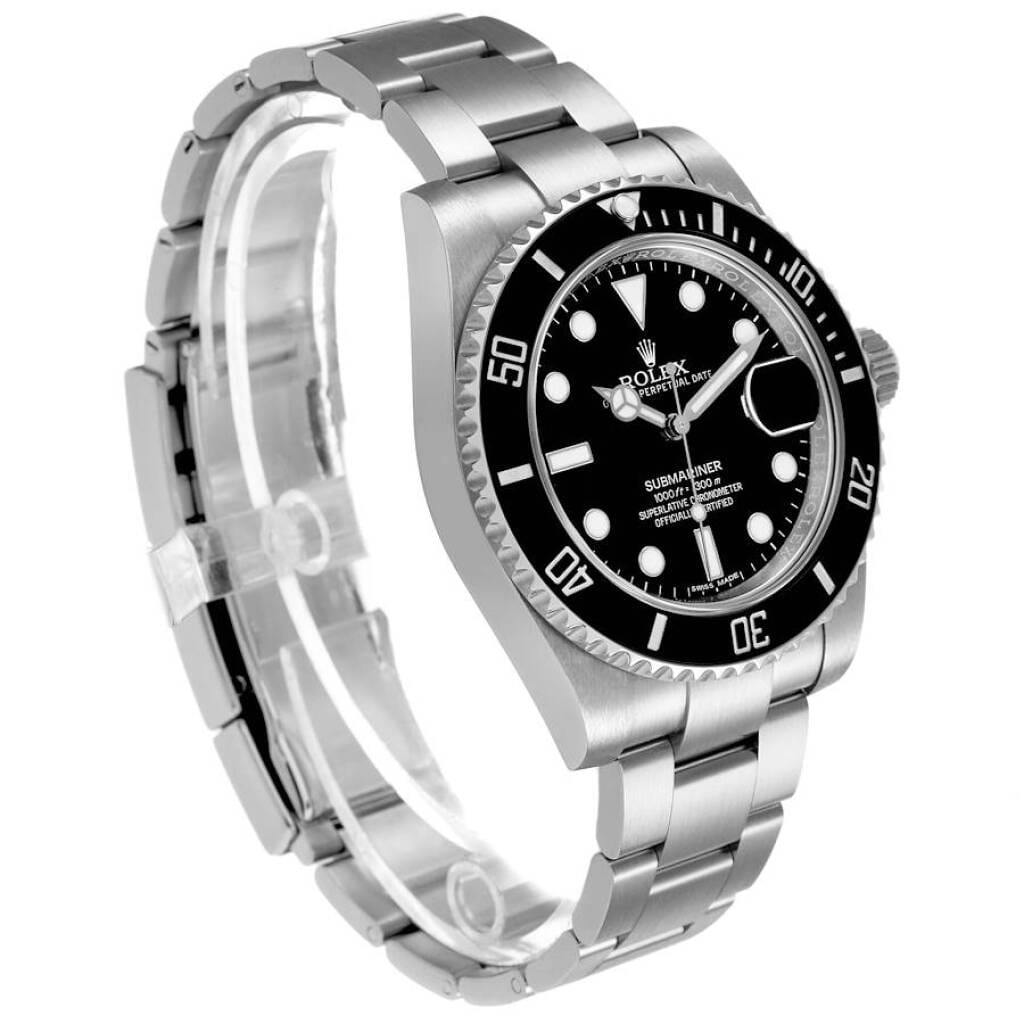 Submariner (Reference 116610LN). A 40mm stainless steel automatic wristwatch with date. 2016