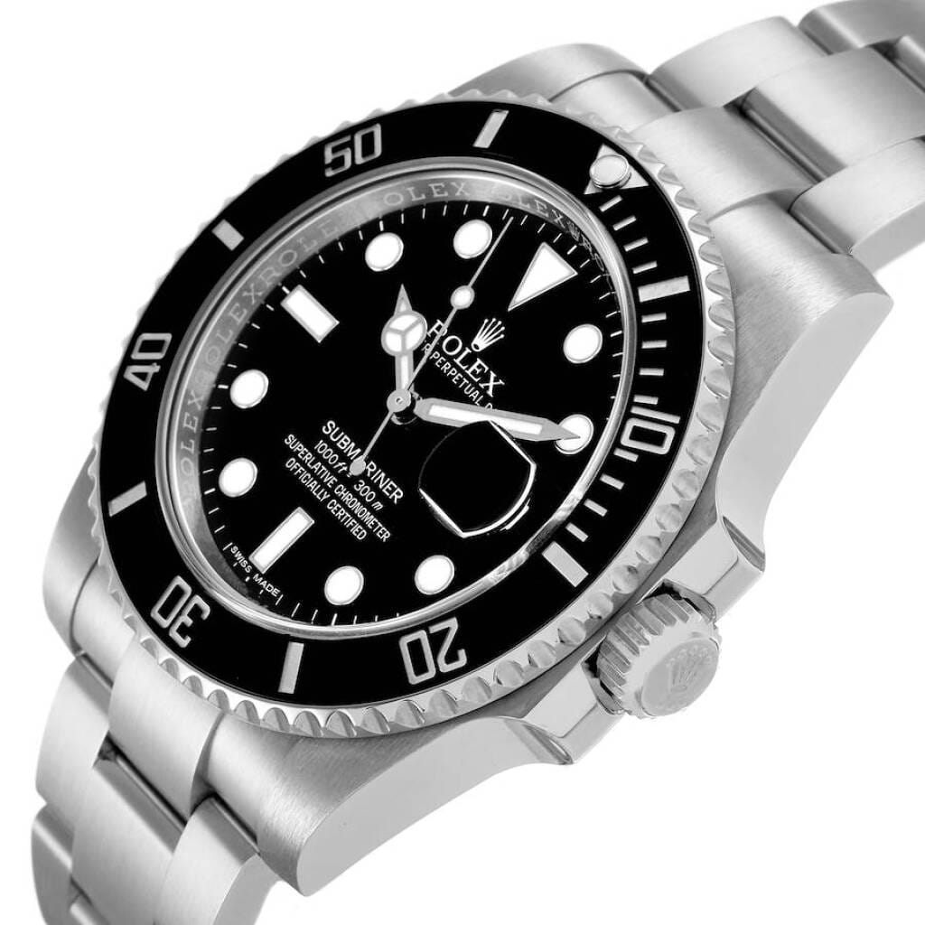 Submariner (Reference 116610LN). A 40mm stainless steel automatic wristwatch with date. 2016