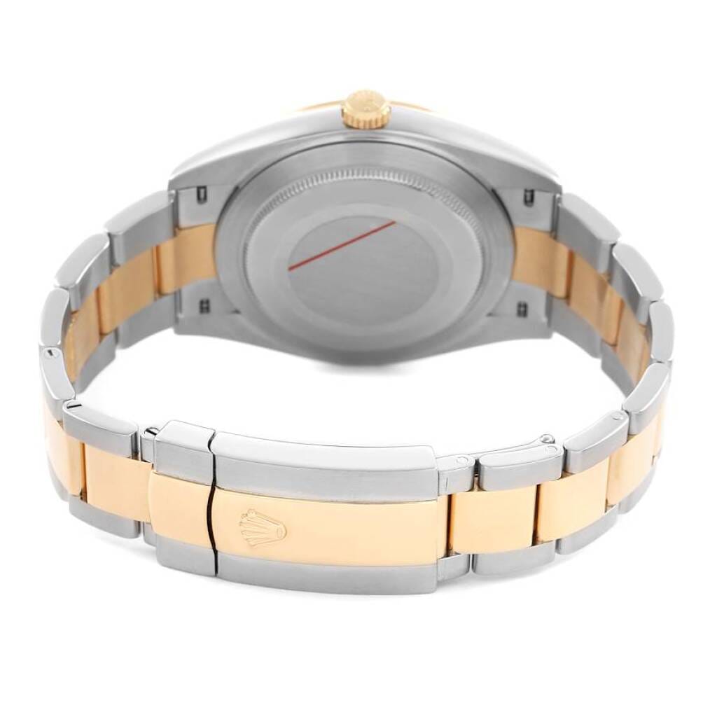 Datejust (Reference 126333). A 41mm yellow gold stainless steel diamond-set automatic wristwatch with date. 2017