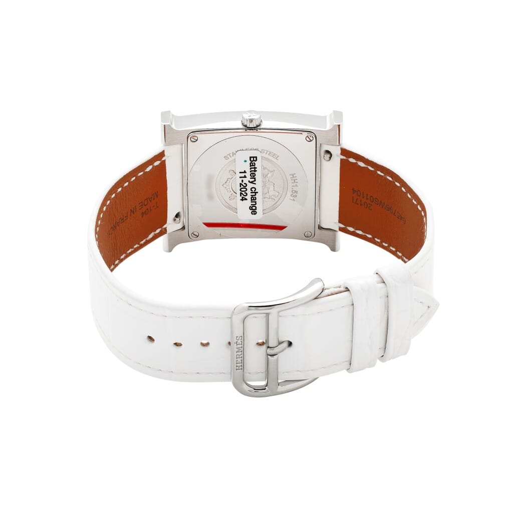 Heure H Small (Reference HH1.531). A 25mm stainless steel diamond-set quartz wristwatch. 2022