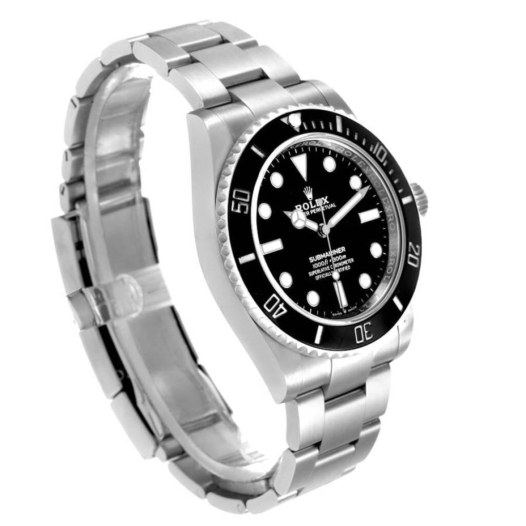 Submariner No Date (Reference 124060). A 41mm stainless steel automatic wristwatch. 2021