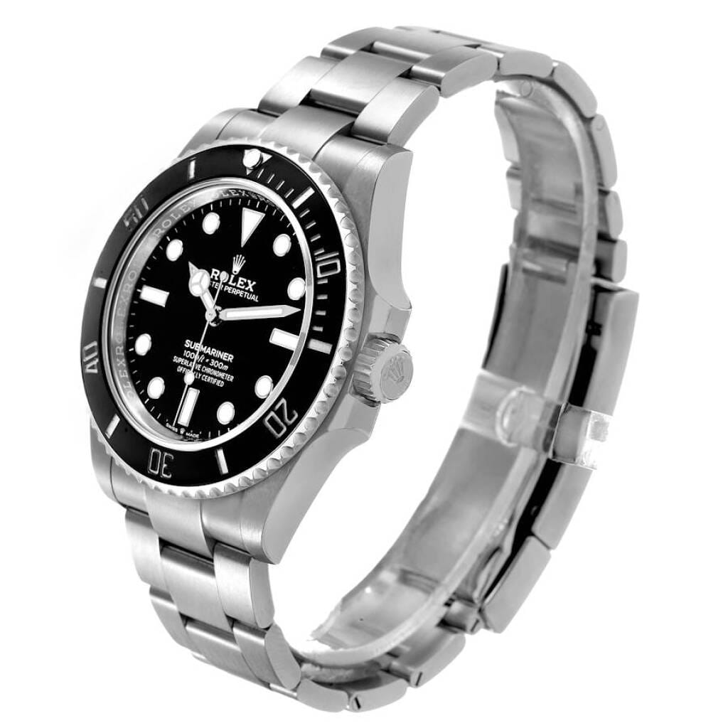 Submariner No Date (Reference 124060). A 41mm stainless steel automatic wristwatch. 2021