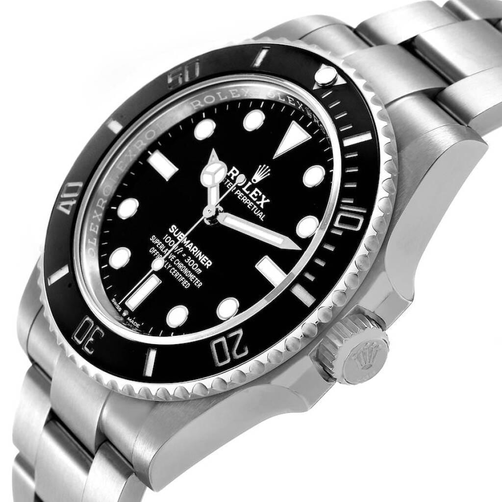 Submariner No Date (Reference 124060). A 41mm stainless steel automatic wristwatch. 2021