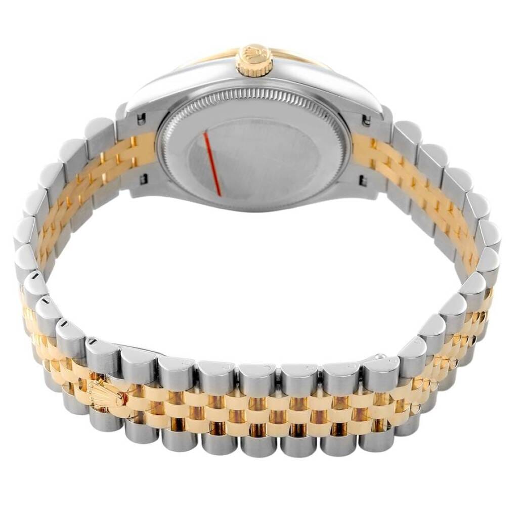 Datejust (Reference 278383RBR). A 31mm yellow gold stainless steel diamond-set automatic wristwatch with date. 2024