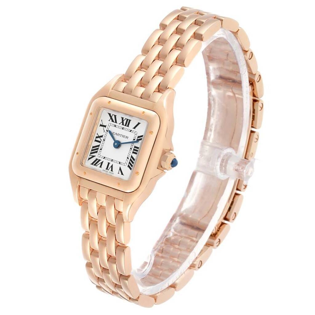 Panthere Small (Reference WGPN0040). A 30.3mm rose gold quartz wristwatch. 2024