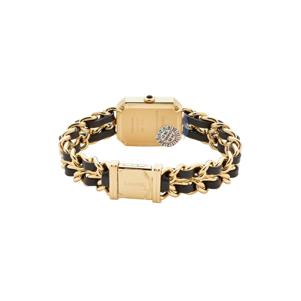 Première (Reference H6951). A 26mm yellow gold plated steel quartz wristwatch. 2022