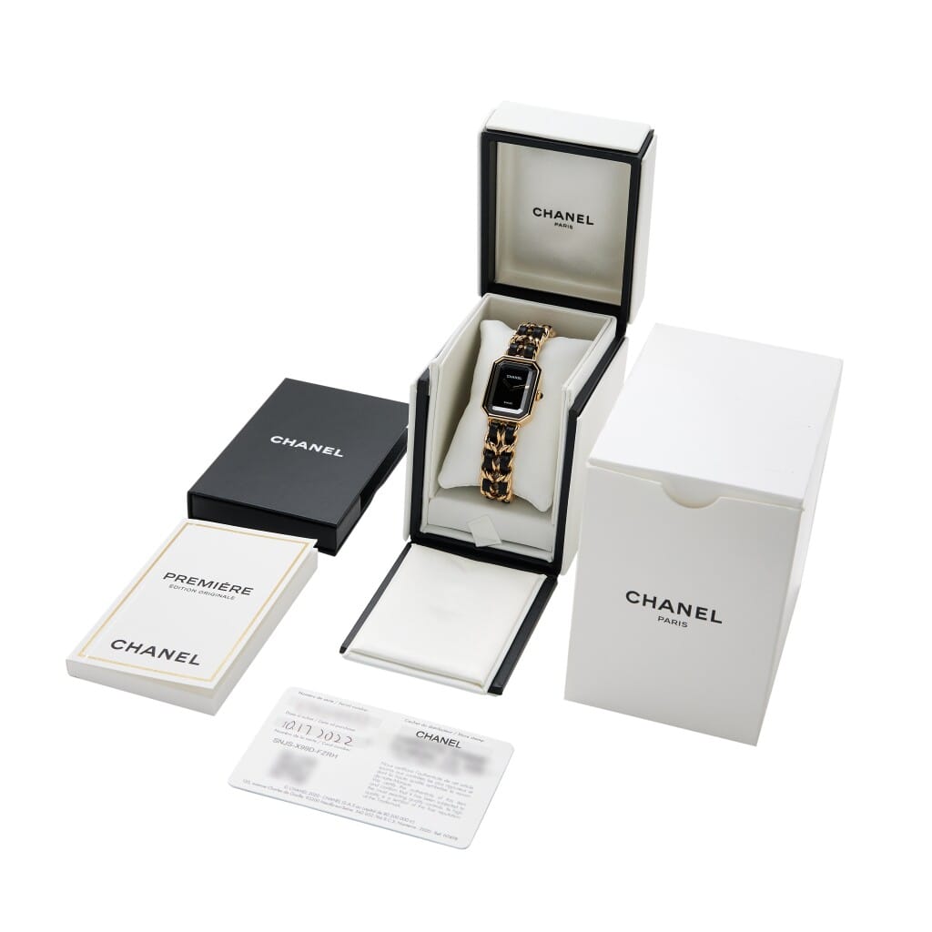 Première (Reference H6951). A 26mm yellow gold plated steel quartz wristwatch. 2022