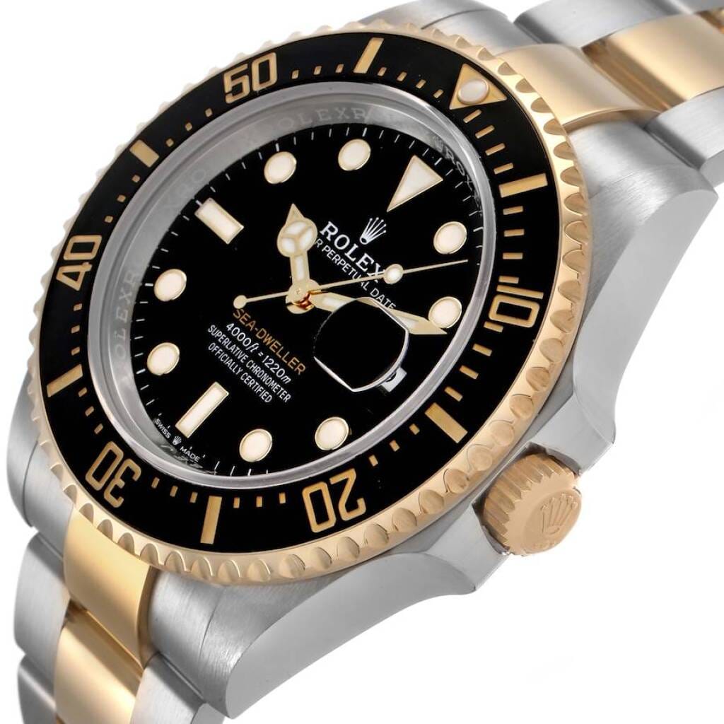 Sea-Dweller (Reference 126603). A 43mm yellow gold stainless steel automatic wristwatch with date. 2025
